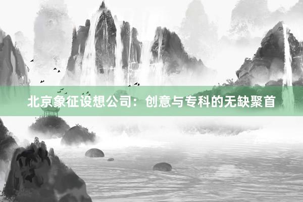 北京象征设想公司:创意与专科的无缺聚首