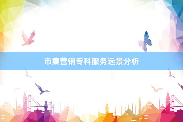 市集营销专科服务远景分析